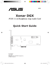 Asus Xonar DGX Hızlı başlangıç ​​Kılavuzu