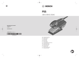 Bosch PSS 200 A Orbital Sander Kullanma talimatları