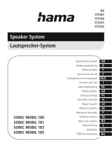 Hama SONIC MOBIL Series Speaker System Kullanım kılavuzu