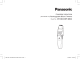 Panasonic ER-GB44 Rechargeable Beard Trimmer Kullanım kılavuzu