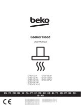 Beko CFB 6432 W Cooker Hood Kullanım kılavuzu