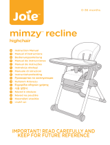 Joie VEKZL15 Mimzy Recline Highchair Kullanım kılavuzu
