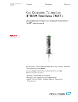 Endres+Hauser iTHERM TrustSens TM371 Short Instruction