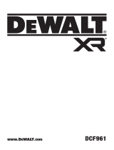 DeWalt DCF961NT Kullanım kılavuzu