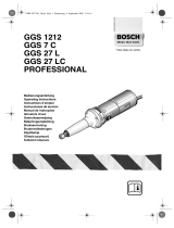 Bosch GGS 27 L Mini Collet Grinder Kullanım kılavuzu