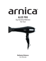 Arnica Alize Pro Saç Kurutma Makinesi Kullanım kılavuzu