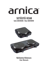 Arnica Solo GH25030 Tekli Elektrikli Ocak Kullanım kılavuzu