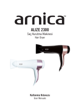 Arnica Alize 2300 Saç Kurutma Makinesi Kullanım kılavuzu