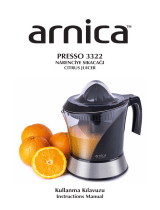 Arnica Presso Diamond Narenciye Sıkacağı IH37110 Kullanım kılavuzu