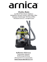 Arnica Hydra Rain ET12101 Su Filtreli Halı Yıkama Makinesi Kullanım kılavuzu