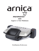 Arnica Marmaris 4000 Izgaralı Tost Makinesi Kullanım kılavuzu