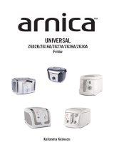 Arnica Universal ZG 16A Fritöz Kullanım kılavuzu