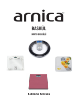 Arnica Perfect 9377 Banyo Baskülü Pembe Kullanım kılavuzu