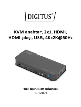 Digitus DS-12874 Hızlı başlangıç ​​Kılavuzu