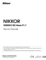 Nikon NIKKOR Z DX 24mm f/1.7 Başvuru Kılavuzu