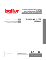 BALTUR TBG 1200 LX ME FGR 50Hz  Use and Maintenance Manual