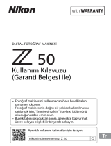 Nikon Z 50 Kullanım kılavuzu