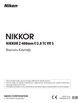 Nikon NIKKOR Z 400mm f/2.8 TC VR S Başvuru Kılavuzu