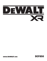 DeWalt DCF850NT Kullanım kılavuzu