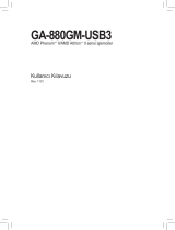 Gigabyte GA-880GM-USB3 El kitabı