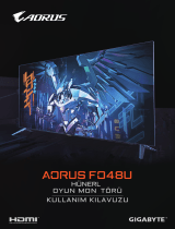 Gigabyte AORUS FO48U Kullanım kılavuzu