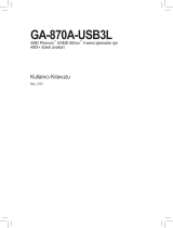 Gigabyte GA-870A-USB3L El kitabı