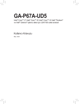 Gigabyte GA-P67A-UD5 El kitabı