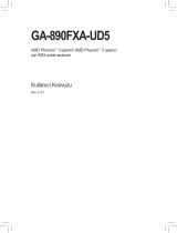 Gigabyte GA-890FXA-UD5 El kitabı
