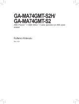 Gigabyte GA-MA74GMT-S2 El kitabı