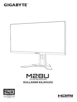 Gigabyte M28U Kullanım kılavuzu