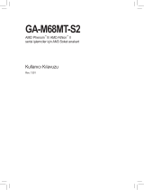 Gigabyte GA-M68MT-S2 El kitabı
