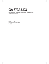 Gigabyte GA-870A-UD3 El kitabı