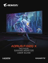 Gigabyte AORUS FI32Q X Kullanım kılavuzu