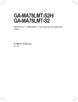 Gigabyte GA-MA78LMT-S2H El kitabı
