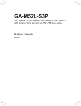 Gigabyte GA-M52L-S3P El kitabı