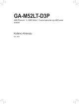 Gigabyte GA-M52LT-D3P El kitabı