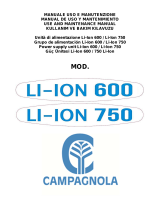 CAMPAGNOLA 0310.0314 Batteria Li-ion 600-750 El kitabı