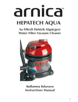 Arnica Aqua ET11500 Su Filtreli Elektrikli Süpürge Kullanım kılavuzu