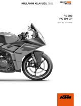 KTM RC 390 El kitabı