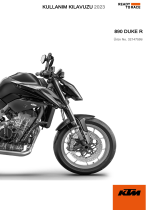 KTM 890 Duke R El kitabı