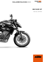 KTM 890 Duke GP El kitabı