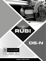 Rubi DS-250-N 1300 Laser&Level 380V-50Hz 3F tile saw El kitabı