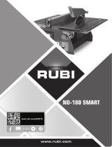 Rubi Tile Saw ND-180 SMART 120V 60HZ El kitabı