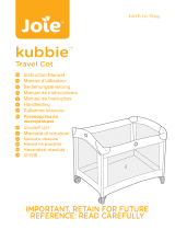 Jole Kubbie Travel Cot Kullanım kılavuzu