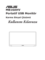 Asus ZenScreen MB16AHV Kullanici rehberi