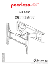 PEERLESS-AV HPF650 Yükleme Rehberi