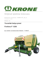 Krone BA Fortima F 1250 (RP601-10) Kullanma talimatları