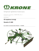 Krone BA Swadro S 460 (KS104-04) Kullanma talimatları