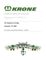 Krone BA Swadro TC 880 Kullanma talimatları