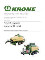 Krone BA Comprima CF 155 XC (RP701-25) Kullanma talimatları